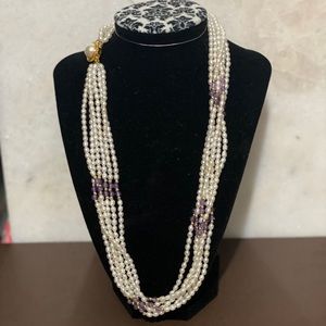 mini pearls in yellow silver